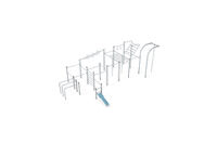 Fitness - Street Workout Inox multi-gym XL blue