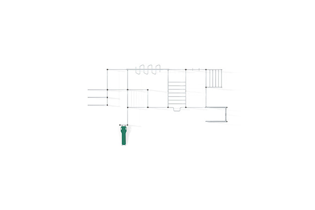 Fitness - Street Workout Inox multi-gym XL green