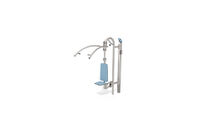 Fitness - Outdoor Inox lat pulldown blue