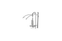 Fitness - Outdoor lat pulldown grey