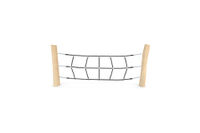 Obstacle course - long climbing net