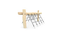 Obstacle course - small double climbing net