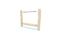 Obstacle course - rotating balance beam in robinia
