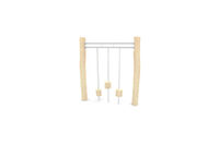 Obstacle course - small vines with balance bolcks