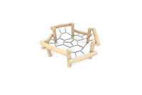Obstacle course - hexagonal climbing net