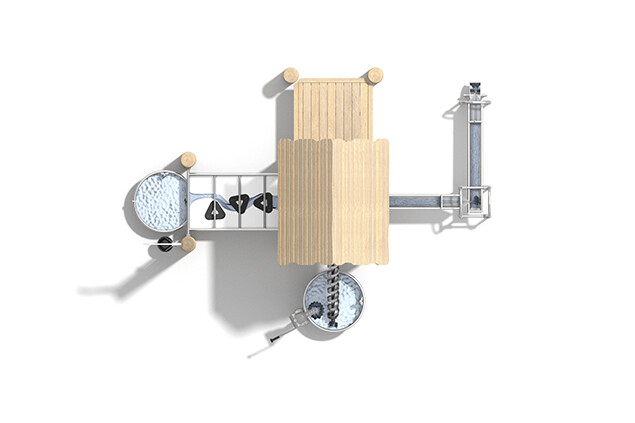 Water play - robinia water play system with waterworks