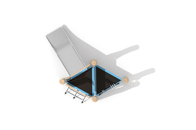 Play tower - Robinia Scandic small tower with slide