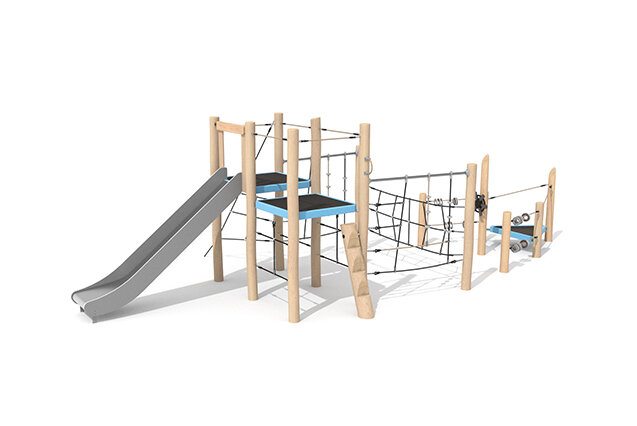 Play tower - Robinia Scandic ship-shaped play tower