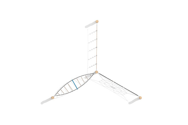 Obstacle course - Robinia Scandic three climbing courses
