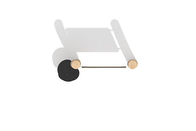 Robinia Scandic blackboard with side table