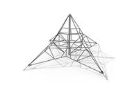 Climbing net - Acrobat pyramid 5 grey/black