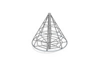 Climbing net - Acrobat cone 1 grey/black