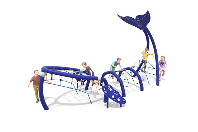 Climbing structure - Organiq whale