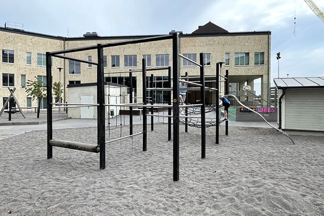 Foto af Obstacle course - rolling balancing beam