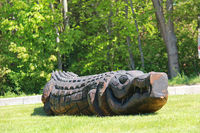 Play sculpture - crocodile