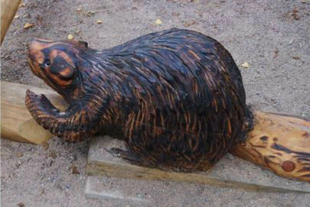 Foto af Play sculpture - beaver