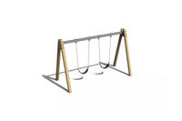 Swing - saddle A-frame robinia and steel h 2.1m