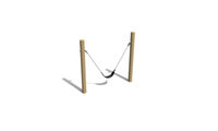 Swing - saddle robinia 1 seat h 1.6m