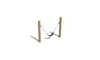 Swing - saddle robinia 1 seat h 1.25m