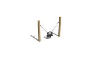 Swing - baby robinia 1 seat h 1.25m