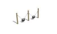 Swing - baby robinia 2 seats h 1.25m
