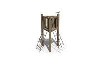 Play tower - triangular bird watching tower