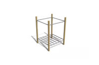 Obstacle course - square horizontal crawl net robinia h 3m and w 2m