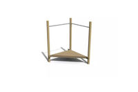 Obstacle course - triangular platform robinia h 0.65m