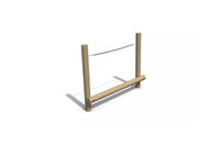 Obstacle course - balance beam w rope h 1.7m and w 2m