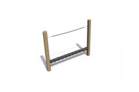 Obstacle course - balance hawser w rope h 1.7m and w 2m