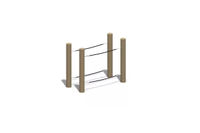 Obstacle course - small double balance rope